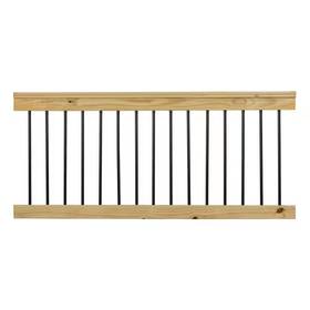 Prowood 445038029082 33 Inch H X 72 W Pressure-treated Pine Preassembled Wood Deck Horizontal Rail