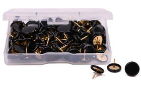 Ptc M149nh Office 120pcs Steel Thumbtacks Drawing Pins Plastic Round Head Thumb Tack