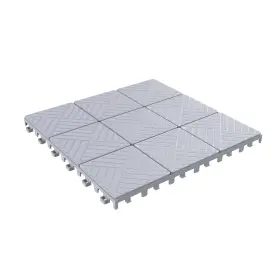 Pure Garden 196593412938 12-pack Outdoor Gray Deck Tiles Pure Garden 196593412938 12-pack Outdoor Gray Deck Tiles