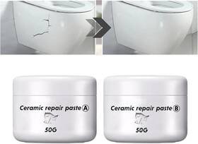 Q.z.art 786194598492 Marble Granite Tile Repair Kit Waterproof Epoxy Crack Chip Fix Porcelain 50g
