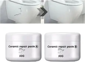 Q.z.art 786194598492 Marble Granite Tile Repair Kit Waterproof Epoxy Crack Chip Fix Porcelain 50g
