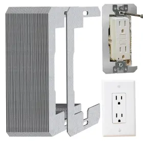 Spacer01 Qauyetm 48 Pcs Electric Outlet Spacers For Electrical Box Flush Fit Device Silver Spacer01 Qauyetm 48 Pcs Electric Outlet Spacers For Electrical Box Flush Fit Device Silver