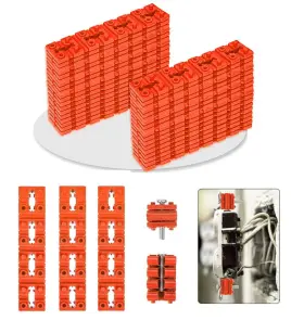Qbonway 768447419655 100pcs Outlet Spacers For Electrical Box Orange Qbonway 768447419655 100pcs Outlet Spacers For Electrical Box Orange