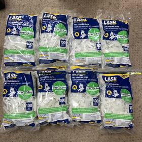 Qep 010306011471 Lash White 1/16 Inch Clip Part A Of 2-part Tile Levelsystem 8bag 100clips