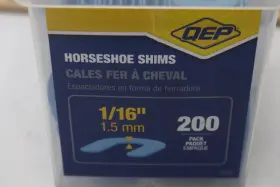 10320 Qep Approx 200-pk Horseshoe Shim Tile Spacers Blue 1/16 10320 Qep Approx 200-pk Horseshoe Shim Tile Spacers Blue 1/16