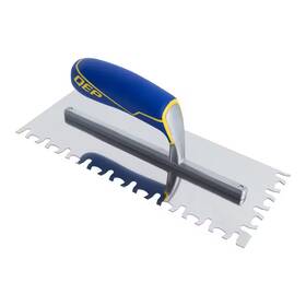 Qep 313114273261 11 Inch X 4-1 2 Stainless Steel Blade Large Format Tile Euro Notched Floorin