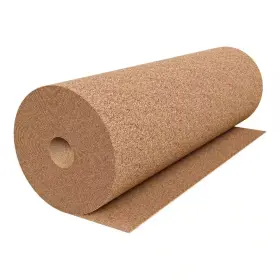 Qep 705353936586 200 Sq. Ft. 1/4 Inch Cork Underlayment Roll Sound Flooring Natural Barrier