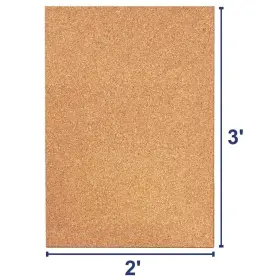 2ftx3ftx1 Qep 72005q Sound Dampening Underlayment Cork Plus Sheets 2ftx3ftx1/4 Inch Tk 20-pack/120 Sqft