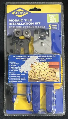 782250 Qep Mosaic Tile Installation Kit New In Sealed Package Nipper Cutter Spreader
