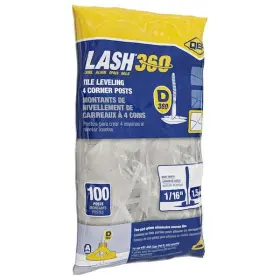 4-corner Qep 99737 Lash360 1/16 Inch Tile Leveling Stems 100-pack