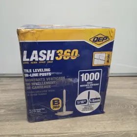 99837 Qep Lash 360 Tile Leveling System 1/16 Inch Posts 1 000 Pack