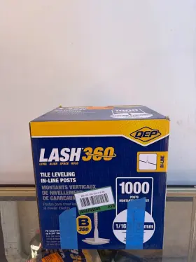 2-part Qep 99872 Lash White 1/16 Inch Clip Part B Of Tile Leveling System 1000 Pack