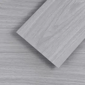 Qianglive 445029015018 Light Grey Peel And Stick Floor Tile 36-pack 54 Sq.ft Luxury Thicken Vinyl Wood
