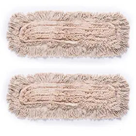 Qipeng 655630061534 Microfiber Dust Mop Head Refills Pack Of 2 For Hardwood Tile Laminate And Stone