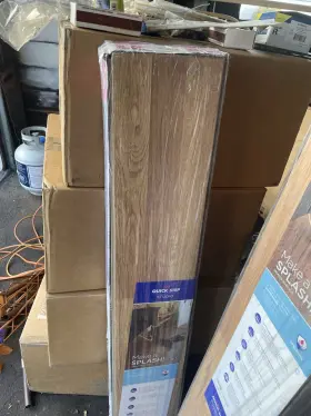 936294-lot Quick-step 604743164991 Quickstep Studio Spill Repel Beige Laminate Flooring #936294-lot Of 2