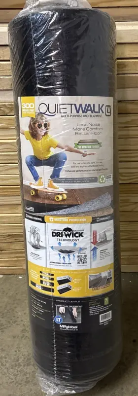 Quiet Walk 696087106270 Quietwalk Lv 300 Sq Ft Luxury Vinyl Laminate Or Wood Underlayment Quiet Walk 696087106270 Quietwalk Lv 300 Sq Ft Luxury Vinyl Laminate Or Wood Underlayment