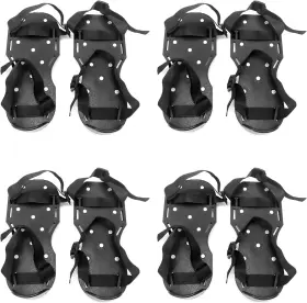 Qwork 726084513341 Gunite Spiked Shoes With 3/4 Inch Short Spikes Perfect For Epoxy Floor Overla
