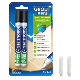 Rainbow Chalk Markers Limited 030105000945 Grout Pen Black Tile Paint Marker Waterproof Colorant