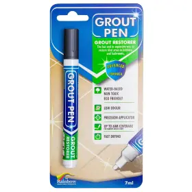 Rainbow Chalk Markers Limited 722480211164 Grout Pen Dark Grey Tile Paint Marker Waterproof