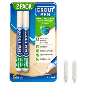 Rainbow Chalk Markers Limited Gp81111/2 Grout Pen Ivory Tile Paint Marker Waterproof 1 Count Pack Of