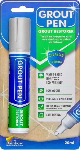 Gp81208 Rainbow Chalk Markers Limited Grout Pen Light Grey Tile Paint Marker Waterproof Colorant And Seal