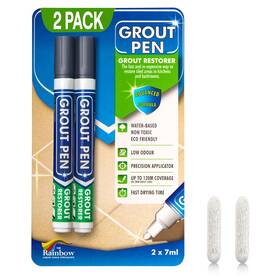 Rainbow Chalk Markers Ltd 445011552583 Grout Pen Dark Grey Tile Paint Marker Waterproof Colorant And Seale