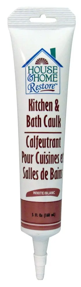 0838 Red Devil 783961115791 House And Home Restore Kitchen Bath Caulk 5 Fl. Oz 1pack White