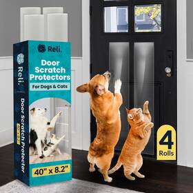 Reli. Rl-csp408-04 Reli. Door Protector From Dog Scratching 4 Pack 40 Inch X 8.2 Anti-scratch D