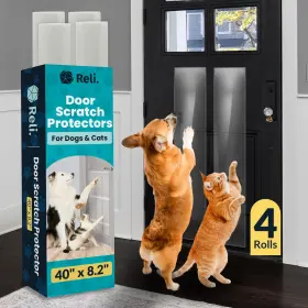 Rl-csp408-04 Reli. Door Protector From Dog Scratching 4 Pack 40 Inch X 8.2 Anti-scratch D