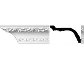 Renovators Supply Manufacturing 10999 Ornate Cornice White Urethane 96 L Giovane