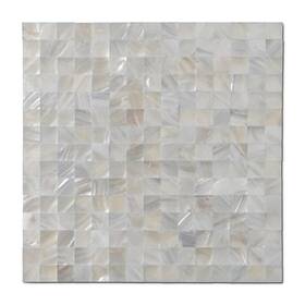 Reovatile 614160529266 10 - Sheet Pearl Shells Tile Peel And Stick Backsplash Self Adhesive Wall Ti