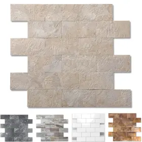 Ma034-10 Reovatile 10-pack Peel And Stick Tile Backsplash 12 Inch X12 Pvc Wall Tiles On Backsp