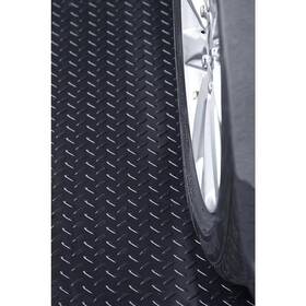 Resilia 313053338380 Diamond Plate 4 Ft. W X 20 L Black Commercial Grade Vinyl Garage Flooring Ro