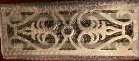 24480035 Restoration Hardware New Scroll Grillwork Register Cover - Nickel