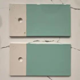 15x7.5cm Revol 1783 Green Glossy Ceramic Subway Wall Tiles Rectangular Pack Of 2