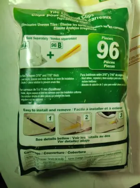 05708 Richard Tile Leveling Clips By Part A Item# 05708. 96