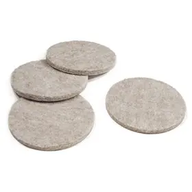 93171tv Richelieu America Ltd Furniture Pads Self-adhesive Tan Felt Round 2.25- Inch 4-pk