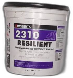 Roberts 075378231011 2310-1 1 Gallon Resilient Flooring Adhesive For Laminate Floors