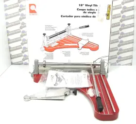 10-918 Roberts - 18 Inch Pro Vinyl Tile Cutter Up To 1/8 Thick With Case- Tested