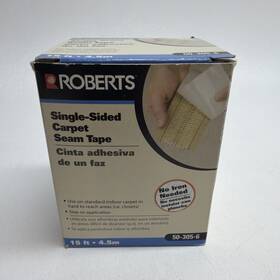 Roberts 50-305-6 Lot Of 2 Indoor Outdoor 15 Ft Single Sided Carpet Vinyl Tape