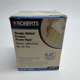 50-305-6 Roberts Lot Of 2 Indoor Outdoor 15 Ft Single Sided Carpet Vinyl Tape