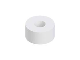 Robosource 757897025356 Nylon Spacer 1/4inches Thick 1/2inches Od 0.194inches Id 50