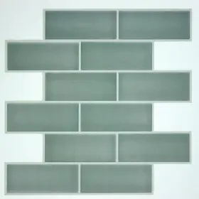 Roommates 034878242385 Til4984flt Sage Green Ceramic Sticktile