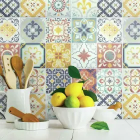 Roommates 034878609768 Til4279flt Spanish Terracotta Peel And Stick Tile 4 Tiles 10.5 Inch Roommates 034878609768 Til4279flt Spanish Terracotta Peel And Stick Tile 4 Tiles 10.5 Inch