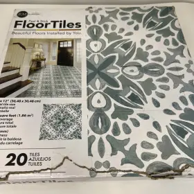 Ft4597bx Roommates 81817472 Amalfi Peel And Stick Floor Tiles Green 12x12 Inches 20 Ft4597bx Roommates 81817472 Amalfi Peel And Stick Floor Tiles Green 12x12 Inches 20