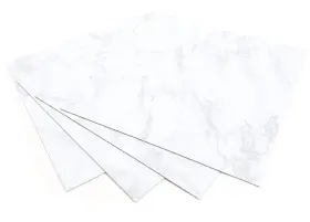 Roserosa 809509206997 Peel And Stick Engineered Pvc Tiles Marble Granite Pattern Self Adhesive Durable