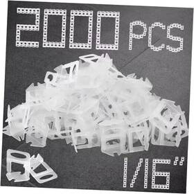 Rotesonne Sldz2025310 Tile Leveling System Spacers Pcs Clips Kit 1/16 Inch Plastic 2000