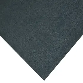 Rubber-cal 845605076377 Goodyear Inch Reuz Flooring Rolls 3mm X 48 15ft - Black 48x180