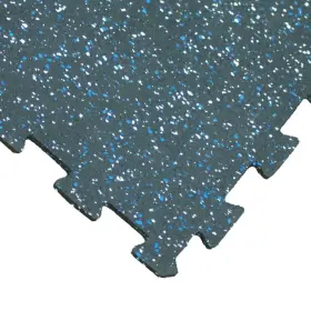 Rubber-cal 845605076476 Goodyear Inch Reuz Tiles 6mm X 20 - Blue 20x20