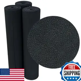 B005suj0ki Rubber-cal Tuff-n-lastic Flooring Runners 1/8-inch X 4 15-feet Black